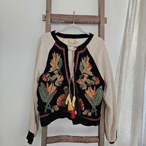 Maeve Jacket with Embroidery